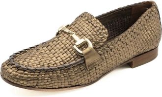 Pons Quintana Bari Oassi Express Damesschoenen - Dames - Loafers - Geel - 38 1/2 EU - Leer - Schoenen
