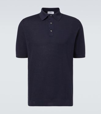Lardini Cotton pique polo shirt