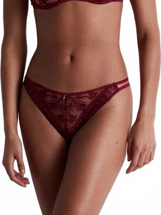 Aubade Magnetic Spell Tanga Brief In Crimson Red