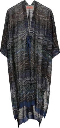 Missoni Chevron Sjaal - Dames - Ponchos - Veelkleurig - ONE Size - Polyester - Jassen