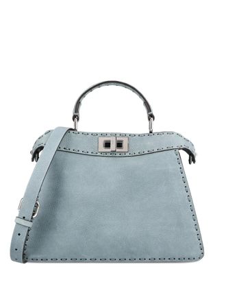 Fendi Peekaboo ISeeU kleine shopper met handgreep - Blauw