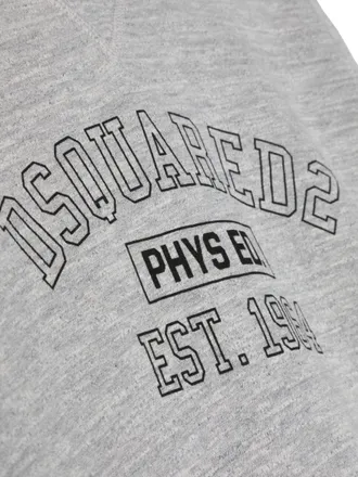 Dsquared2 Cotton-Viscose Blend Hoodie - Gray
