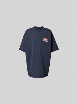 VETEMENTS Oversized T-Shirt aus Baumwolle in Marine, Gr&ouml;&szlig;e M