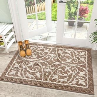 OEM Zerbino Per Ingresso, Antiscivolo E Lavabile, Mantiene Efficacemente Il Pavimento Libero Dalla Polvere. Grigio Scuro, 80 X 120 Cm