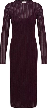 Soaked In Luxury SLLaisa Jurk - Dames - Kleedjes - Paars - XL - Polyester - Kleedjes