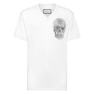 Philipp Plein Heren, Tops, Wit, Maat: L