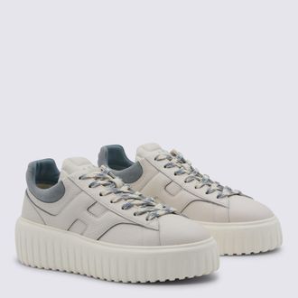 Hogan Chunky Sole Leather Sneaker - White