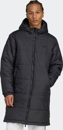 adidas Steppmantel ADIDAS ORIGINALS ADICOL LONG JKT, Herren, Gr. XXL, schwarz, schwarz, schwarz, schwarz, Obermaterial: 100% Polyester, M&auml;ntel Steppmantel