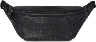 Brunello Cucinelli Marsupio in pelle - Nero