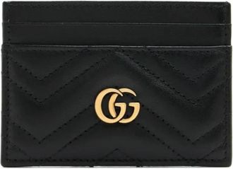 Gucci Kaarthouder - Dames - Portefeuilles - Zwart - ONE Size - Accessoires