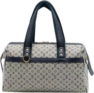 Louis Vuitton Pre-owned Josephine GM - Dames - Vintage Weekendtas - Grijs - ONE Size - Leer - Vintage