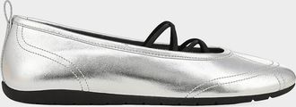 Vince Coralie Leather Ballet Flats