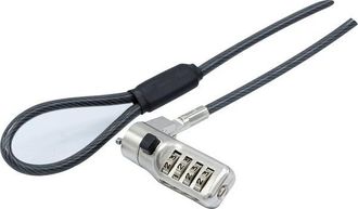 Dacomex Candado Para Port&aacute;til Dacomex Nano C&oacute;digo 4 D&iacute;gitos Cable 2000 Mm