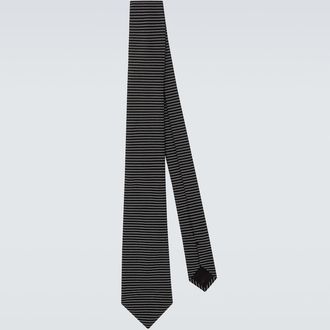 Giorgio Armani Striped silk tie
