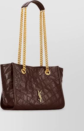 Saint Laurent niki small leather tote bag