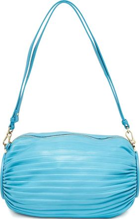 Loewe Borsa a spalla plissettata in pelle 2024 - Blu