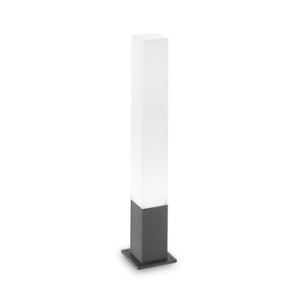 Netlighting Edo Square Outdoor Bollard Anthracite IP44 in Black