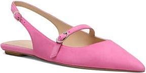 Stuart Weitzman Emilia Mary Jane Slingback Flat in Berry Punch at Nordstrom Rack, Size 7.5