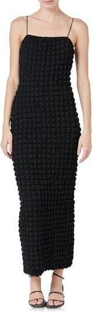 endless rose Bubble Maxi Slipdress in Black at Nordstrom Rack, Size X-Small