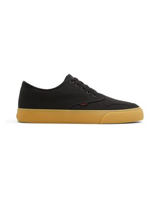 Element Sneaker ELEMENT Topaz C3, Herren, Gr. 10,5 (44), schwarz (schwarz gum rot), Obermaterial:Obermaterial: Textil / Futter: Polyester / Aussensohle: Gummi