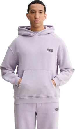 American Vintage Plizzy Hoodie - Heren - Hoodies - Paars - S - Katoen - Hoodies & sweatvesten