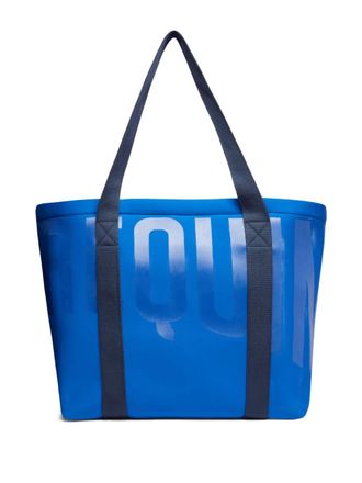 Vilebrequin Grote strandtas met print - Blauw