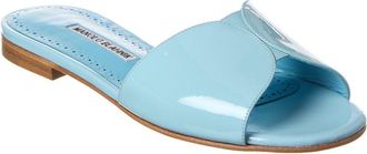 Manolo Blahnik Houramu Patent Sandal