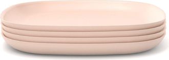 Ekobo Square Dinner Plate - Set of 4 in Blush at Nordstrom
