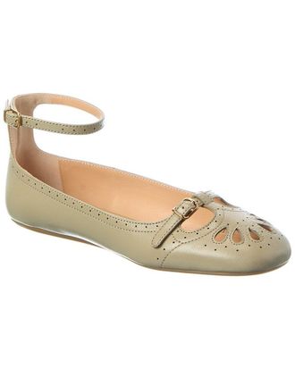 Chlo&eacute; Misty Leather Ballerina Flat