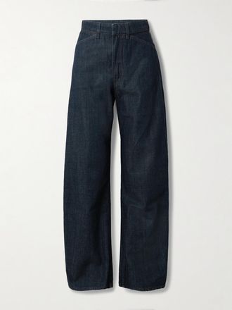 Christophe Lemaire Jeans Barrel A Gamba Larga In Denim Biologico - Blu