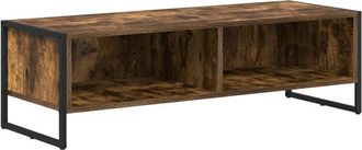 vidaXL Gabinete De Tv Roble Humo 100 X 36.5 X 30.5 Cm Vidaxl