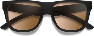 Smith Lowdown 2 55mm ChromaPop Polarized Square Sunglasses in Black /Photochromic at Nordstrom