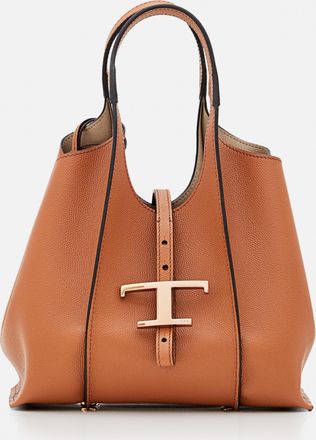 Tod's Borsa Shopping In Pelle T Timeless