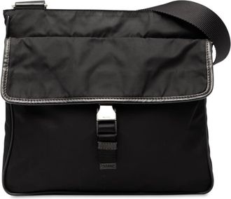 Prada Pre-owned Prada Tessuto Zip Top Crossbody 0GQML3CCE3MUAEEU