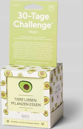 doiy Papier-Spiel mit veganen Rezepten aus aller Welt in Weiss, Gr&ouml;&szlig;e 1