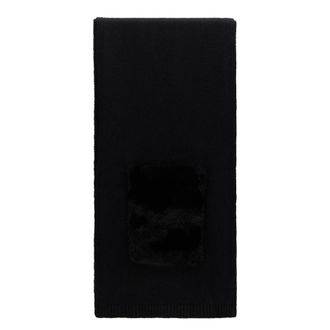 Moorer Scarfpoket-Cws - - Accessories - Donna - Nero - ONE SIZE