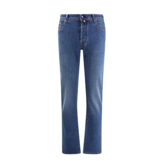 Jacob Cohen Slim Stretch Grijze Denim Broek - Heren - Jeans - Blauw - Maat: W31 Denim
