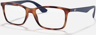 Ray-Ban Mens Optical Eyeglass Frame In Matte Light Havana