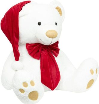 F&eacute;&eacute;ric Lights & Christmas Osito Blanco Lazo 100cm - Feeric Lights & Christmas
