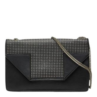 Saint Laurent Pre-owned Borsa a Spalla Betty Studs in Pelle con Catena - - Pre-owned - Donna - Nero - ONE SIZE