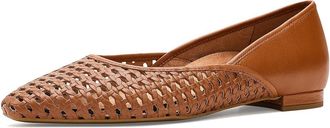 Vionic Gracia Woven Womens Flat Shoes Tan Leather : 6.5 M