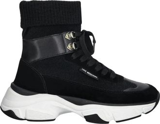 Love Moschino Platform Sneakers - Dames - Sneakers - Zwart - 41 EU - Leer - Schoenen