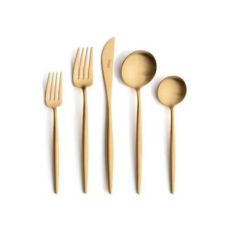 Cutipol Moon Brushed Matt Gold Besteck-Set