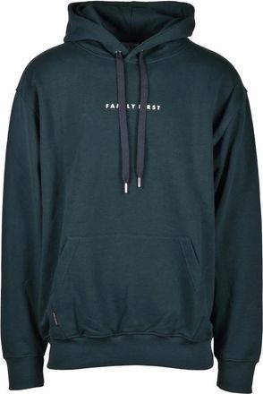 Family Fir$t Milano Katoenen Stijlvolle Sweater - Heren - Hoodies - Groen - XL - Katoen - Hoodies & sweatvesten
