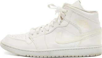 Nike Jordan Sneakers alte Air Jordan 1 in pelle - Bianco