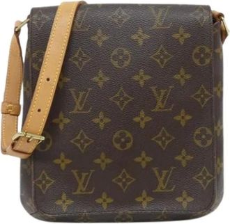 Louis Vuitton Pre-owned Cross Body Bags, female, Brown, Size: ONE SIZE Pre-owned Vintage Monogram Shoulder Bag