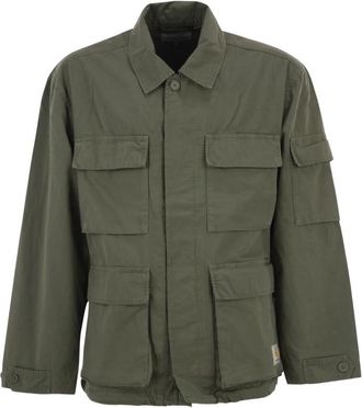 Carhartt Work in Progress Olive Shirt Collar Jacket