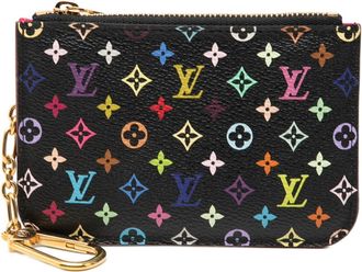 Louis Vuitton Black Multi-Color Noir Pvc Leather Coin Purse/Coin Case (Pre-Owned)