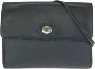 Dior Pre-owned Leren Schoudertas - Dames - Vintage Schoudertas - Zwart - ONE Size - Leer - Vintage
