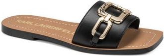 Karl Lagerfeld Marzella Slide Sandal in Black at Nordstrom, Size 7.5